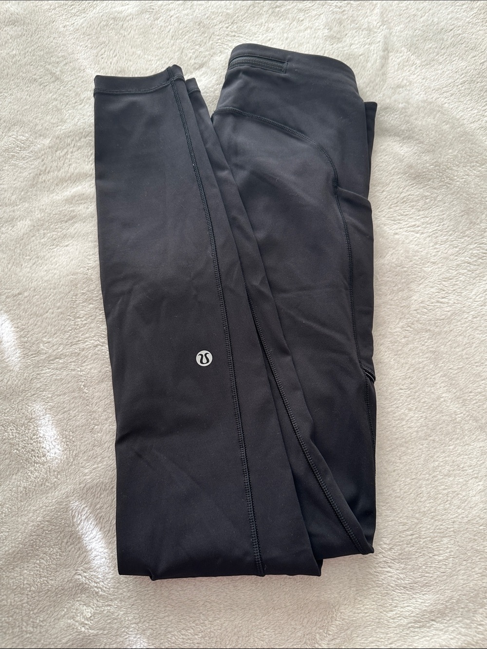 Lululemon Black Leggings, LIKE NEW, Zipper, Pockets, bundle for offer🤎